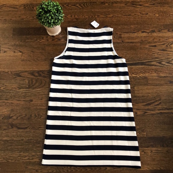 Navy & White Striped Dress - Picture 4 of 4